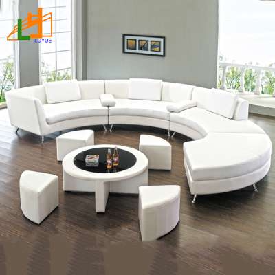 modern 7 seater sofa c shaped genuine leather furniture set living room sectionals sofa