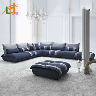 new designs modern living room korean style furniture fabric sofa